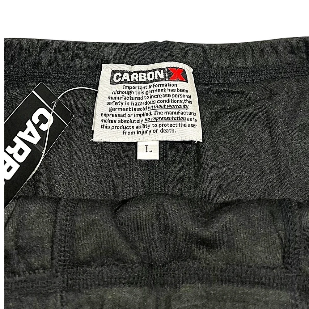 NWT CarbonX‎ FR Base Layer Thermal Long Johns Men's L Black Flame Resistant